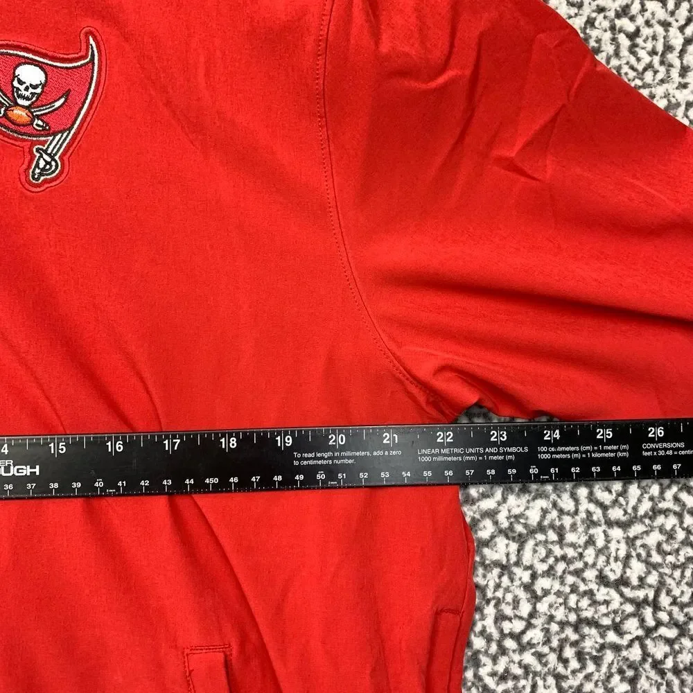 Tampa Bay Buccaneers Hoodie Men Large Red Nike‎ NFL Pullover Long Sleeve New